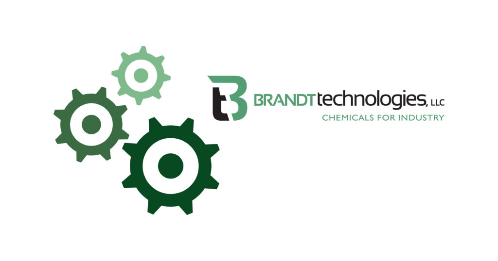 Brandt Technologies Logo with 3 wheels